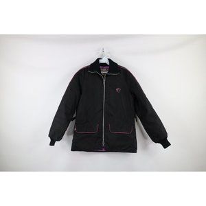 Vintage 80s Arctic Cat Arctic Wear Womens Medium Winter Snowmobile Jacket USA